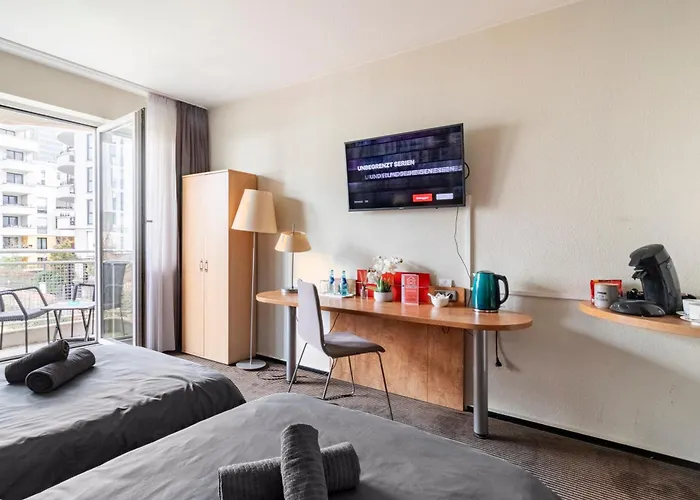 公寓 Naehe Frankfurt Messe Mit Netflix Und Balkon *